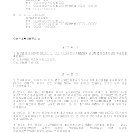 소장 (이혼무효확인청구의소) 소장 (이혼무효확인청구의소)